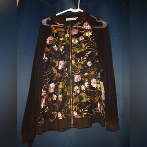 Sheer Floral Jacket